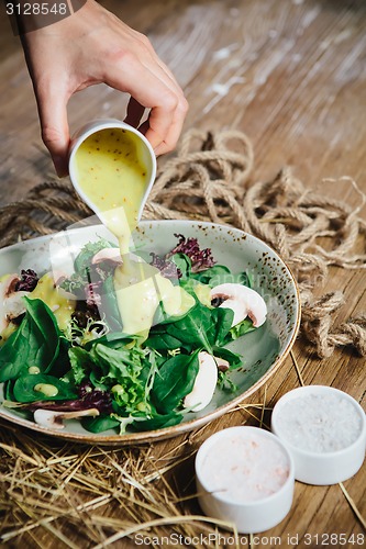 Image of Fresh green salad