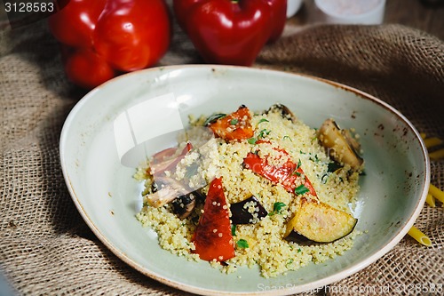 Image of Quinoa Salad with tomatoes, corn and beans