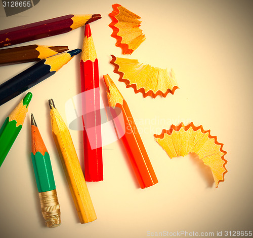 Image of set of vintage pencils