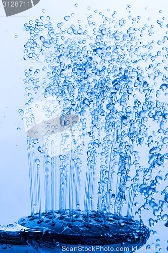 Image of Shower Head with Running Water