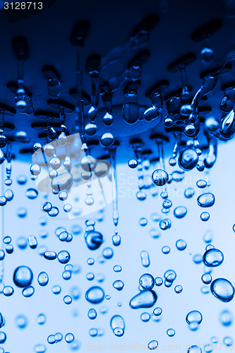 Image of Shower Head with Running Water