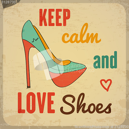 Image of  Quote Typographic Background about shoes