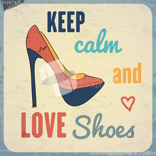 Image of Quote Typographic Background about shoes