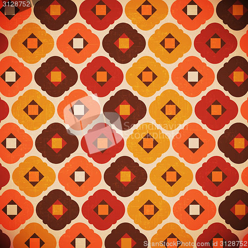 Image of retro geometrical abstract background