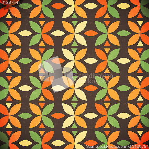 Image of retro geometrical abstract background