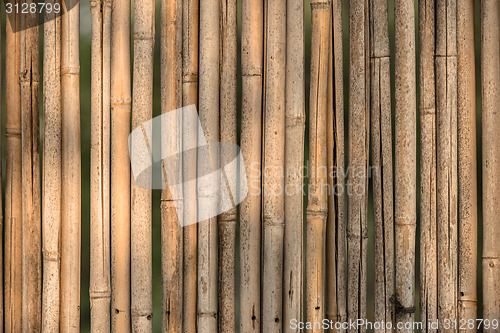 Image of Pattern of vintage bamboo panel