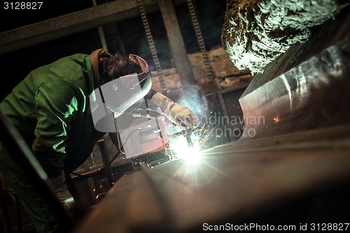 Image of Electricity distribution hall in metal industry