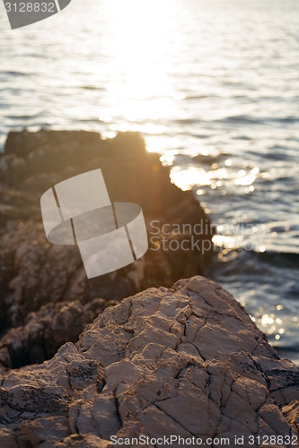 Image of Beach with rocks and clean water