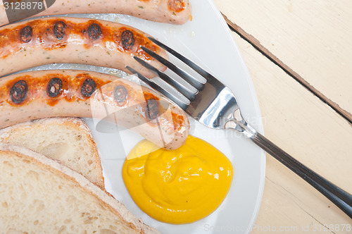 Image of traditional German wurstel sausages