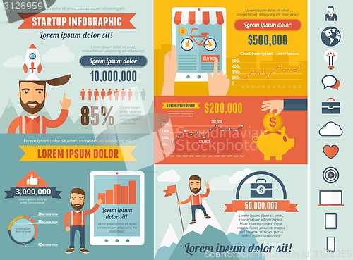 Image of Startup Infographic Template