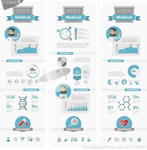 Image of Healthcare Infographic Elements.