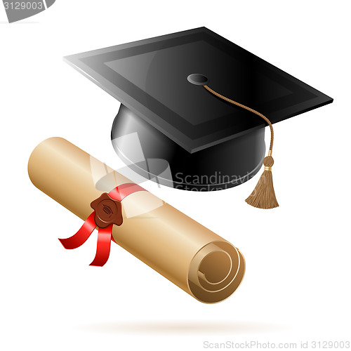 Image of Graduation Cap and Diploma