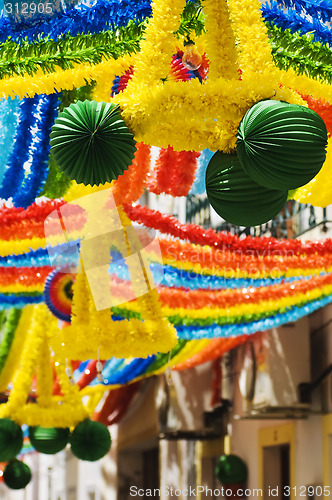 Image of Decorated street