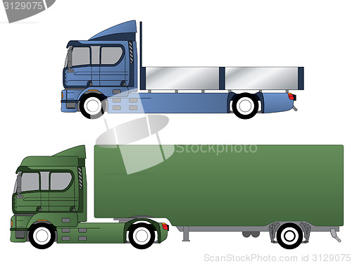 Image of Double cab trucks with various chassis 