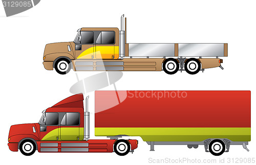 Image of Convetional trucks with double cab