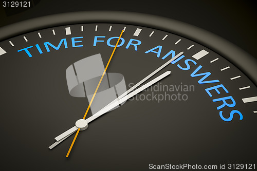 Image of time for answers