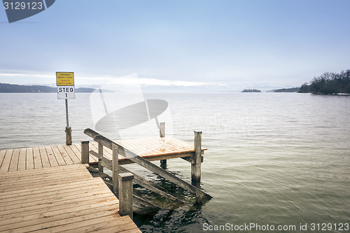Image of jetty starnberg lake