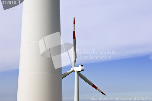 Image of Wind turbine tower