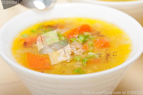 Image of Syrian barley broth soup Aleppo style