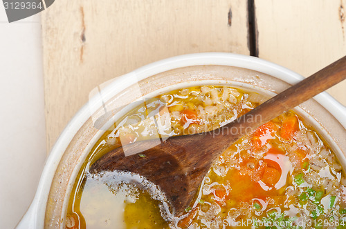 Image of Syrian barley broth soup Aleppo style
