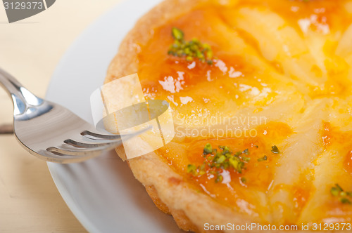 Image of fresh pears pie dessert cake 