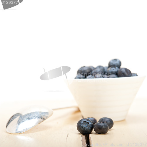 Image of fresh blueberry bowl