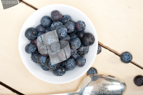 Image of fresh blueberry bowl