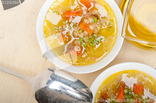 Image of Syrian barley broth soup Aleppo style