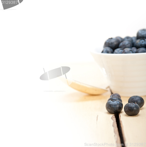 Image of fresh blueberry bowl