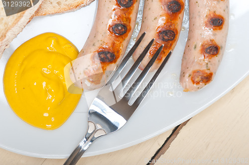 Image of traditional German wurstel sausages