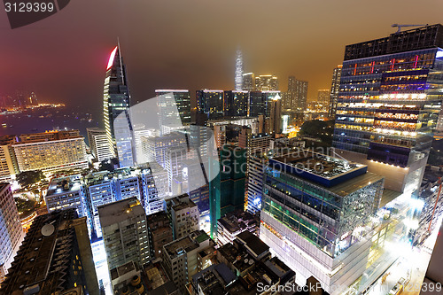 Image of hong kong city night