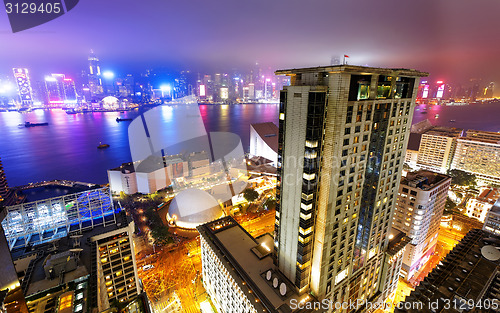 Image of hong kong city night