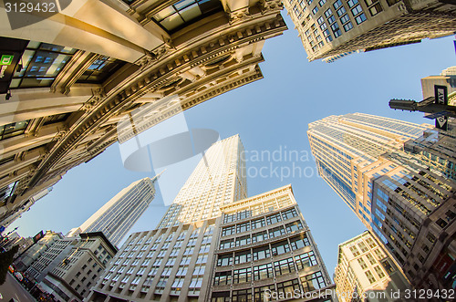 Image of new york city skyline and surroundings