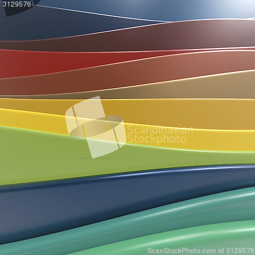 Image of Shiny plastic layers