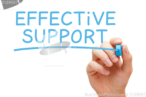 Image of Effective Support Blue Marker