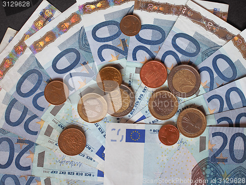 Image of Euro bank notes