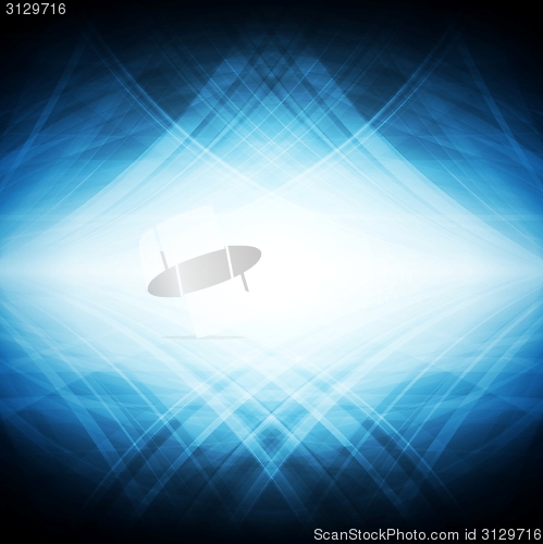 Image of Shiny blue hi-tech background