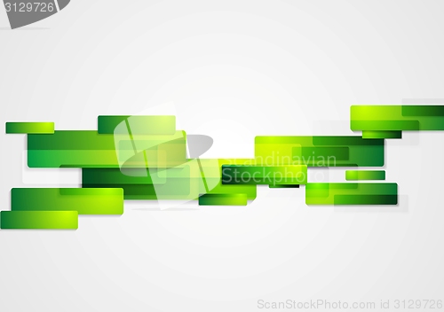 Image of Green abstract hi-tech motion background