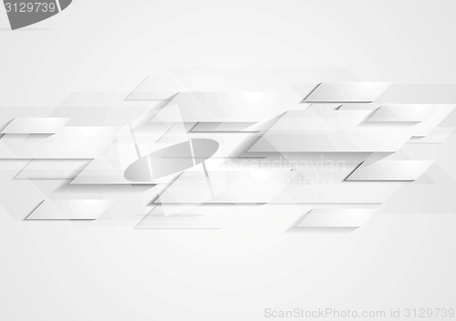 Image of Abstract grey hi-tech background