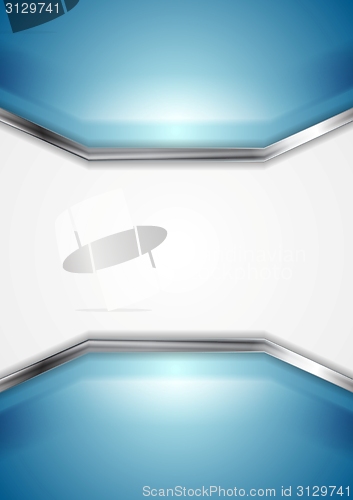 Image of Abstract technical background with metallic elements