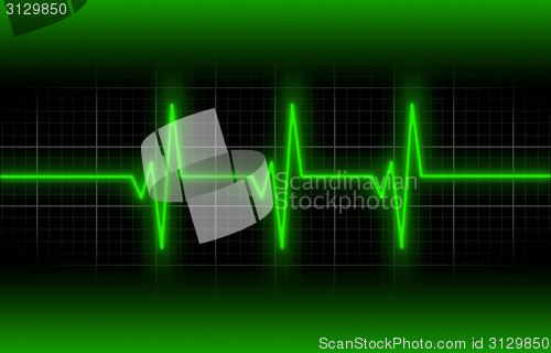 Image of Electrocardiogram - Concept of healthcare