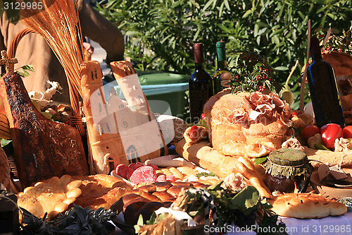 Image of Market stall at the Harvest Festival in Mali Losinj