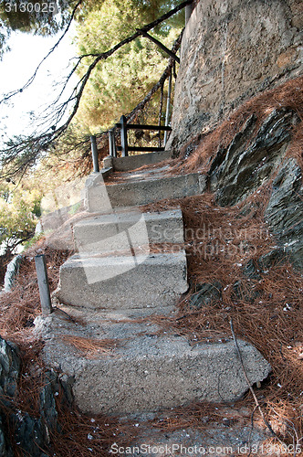 Image of old concrete staircase