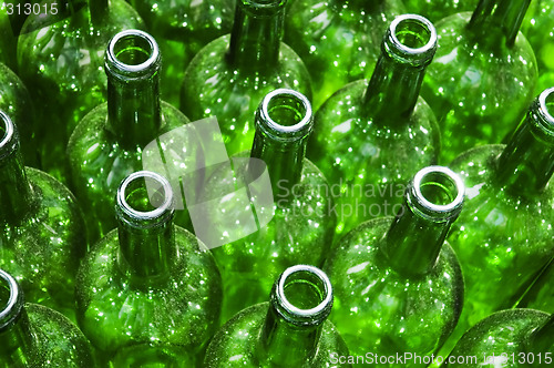 Image of Green bottles