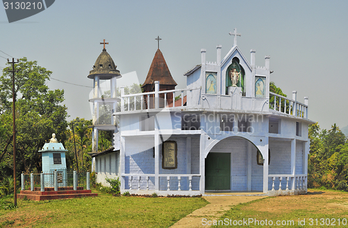 Image of Christian temple in India