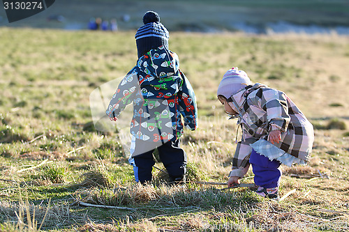 Image of Children Playing Outside