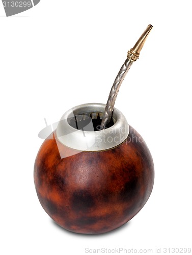 Image of Calabash gourd with bombilla