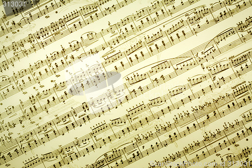 Image of Music notes background