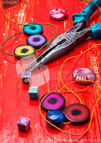 Image of crafts with beads