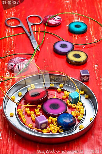 Image of crafts with beads